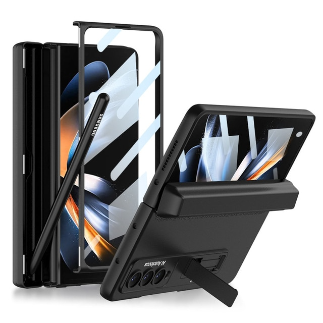 Fashion Magnetic Frame Case For Samsung Galaxy Z Fold 3 & 4 (FREE PEN GIFT) - casetiphone