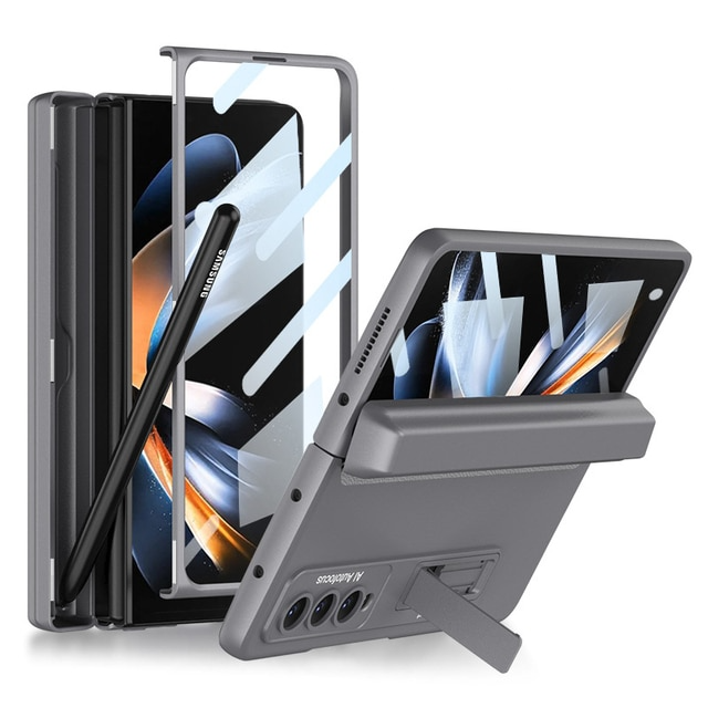 Fashion Magnetic Frame Case For Samsung Galaxy Z Fold 3 & 4 (FREE PEN GIFT) - casetiphone
