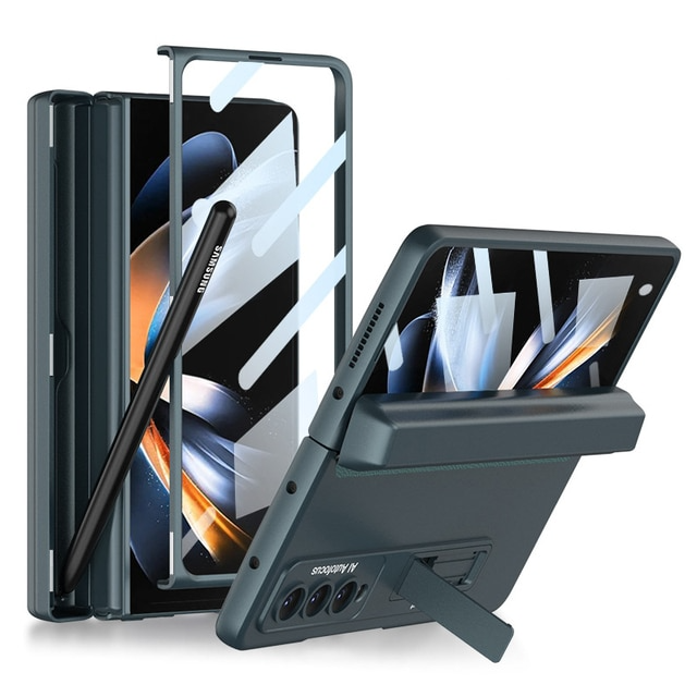 Fashion Magnetic Frame Case For Samsung Galaxy Z Fold 3 & 4 (FREE PEN GIFT) - casetiphone