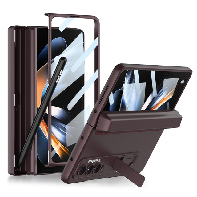 Fashion Magnetic Frame Case For Samsung Galaxy Z Fold 3 & 4 (FREE PEN GIFT) - casetiphone