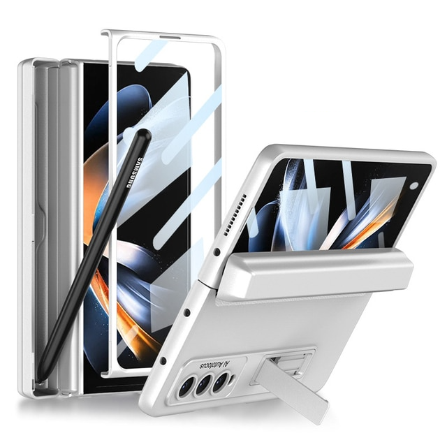 Fashion Magnetic Frame Case For Samsung Galaxy Z Fold 3 & 4 (FREE PEN GIFT) - casetiphone