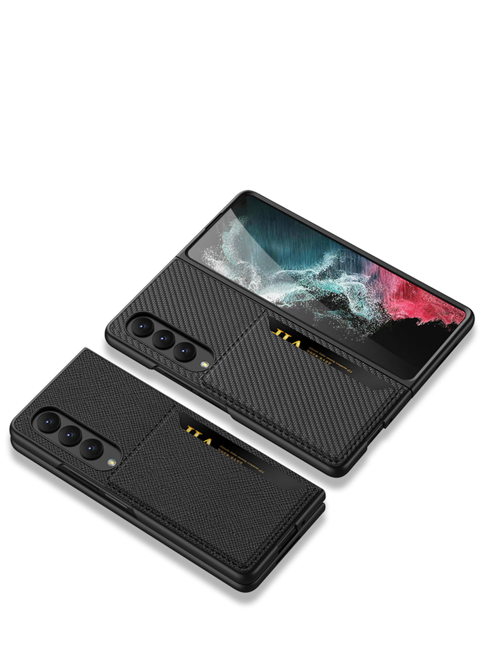 Samsung Z Fold4 5G Leather Cardholder Case - casetiphone