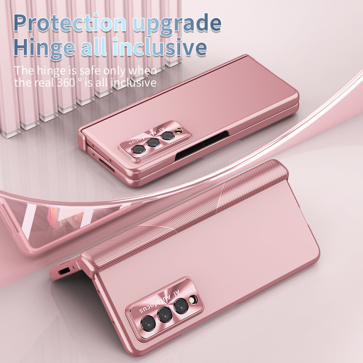 Anti-Falling Pen Holder Hard Case for Samsung Galaxy Z Fold4 5G Fold3 - casetiphone