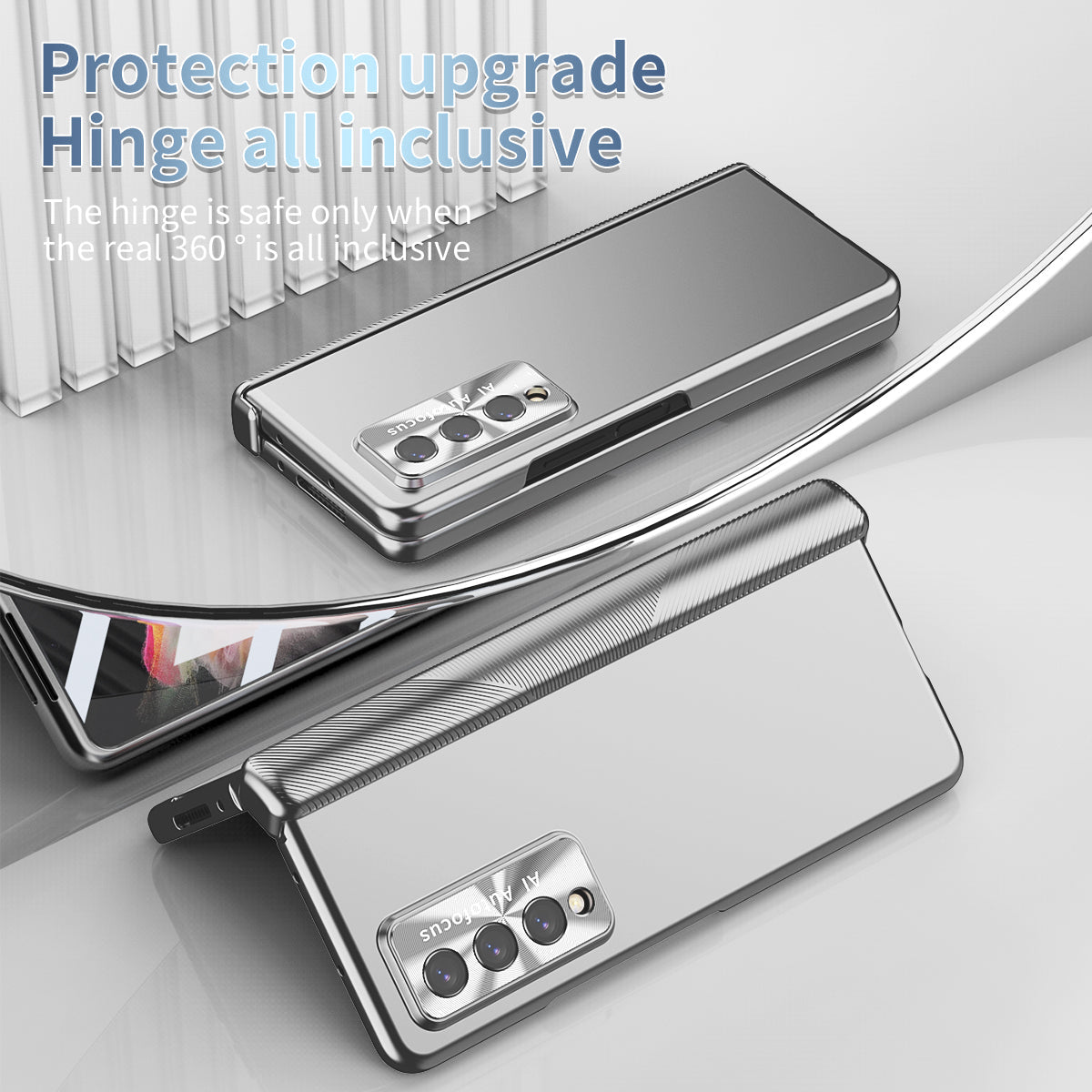 Anti-Falling Pen Holder Hard Case for Samsung Galaxy Z Fold4 5G Fold3 - casetiphone