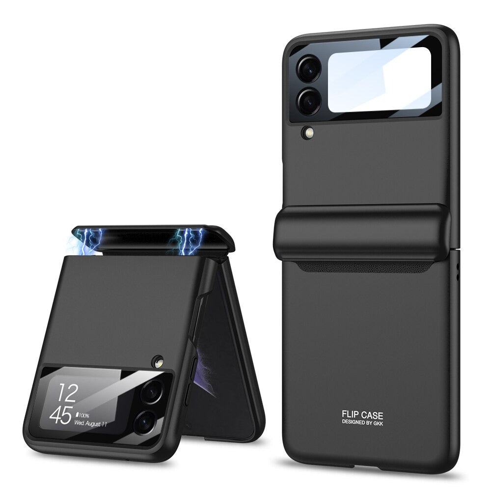 Magnetic Folding All-Inclusive Shell Case For Galaxy Z Flip 4 - casetiphone