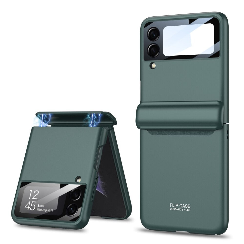Magnetic Folding All-Inclusive Shell Case For Galaxy Z Flip 4 - casetiphone