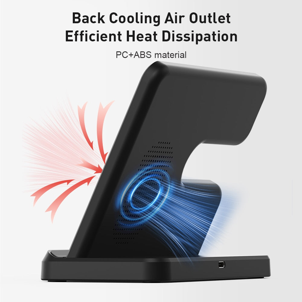 3 in 1 Wireless Charger Stand for Samsung Galaxy S23 Series - casetiphone