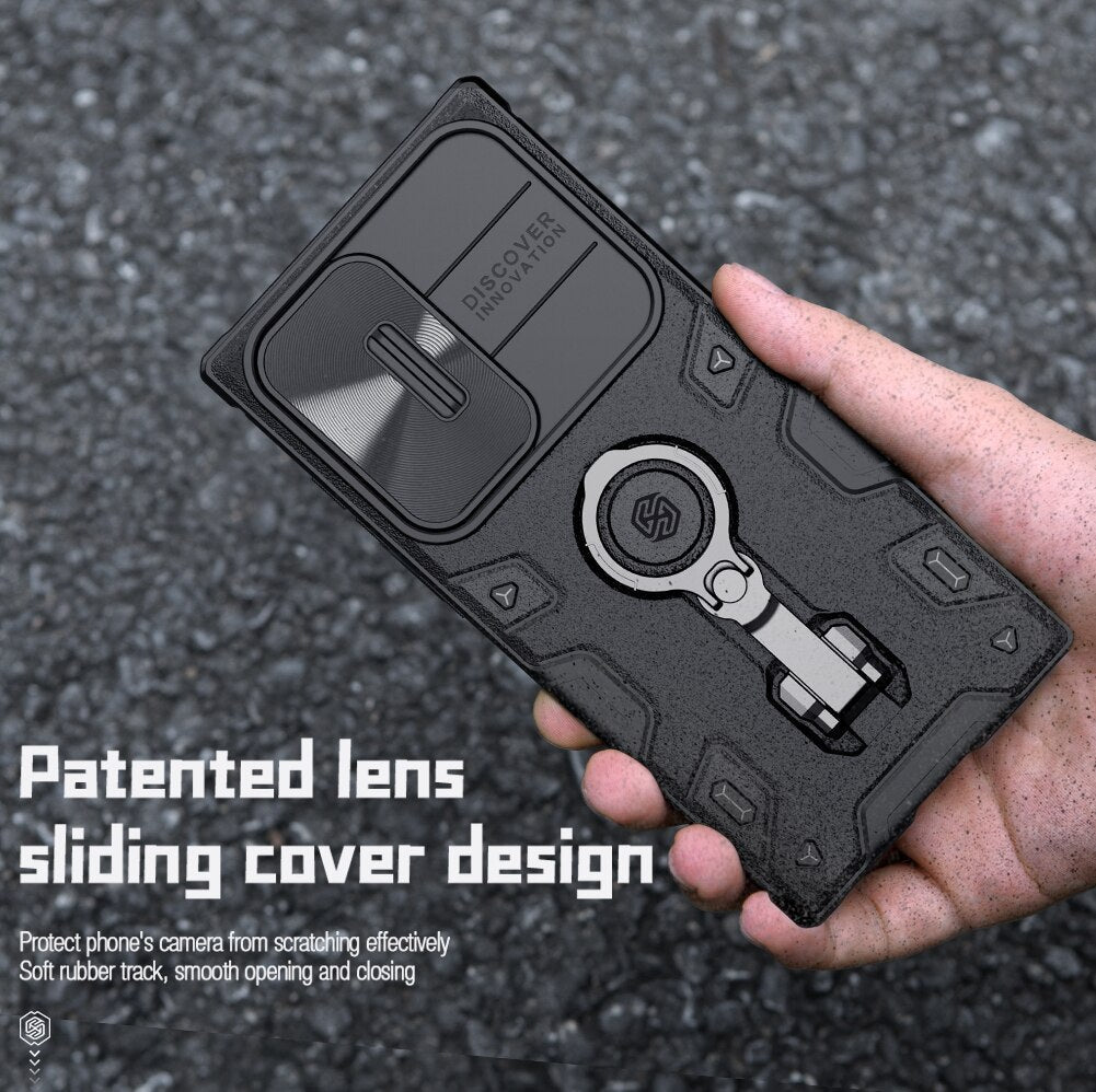 Armor Pro Slide Camera Protection Back Case For Samsung Galaxy S23 Ultra - casetiphone