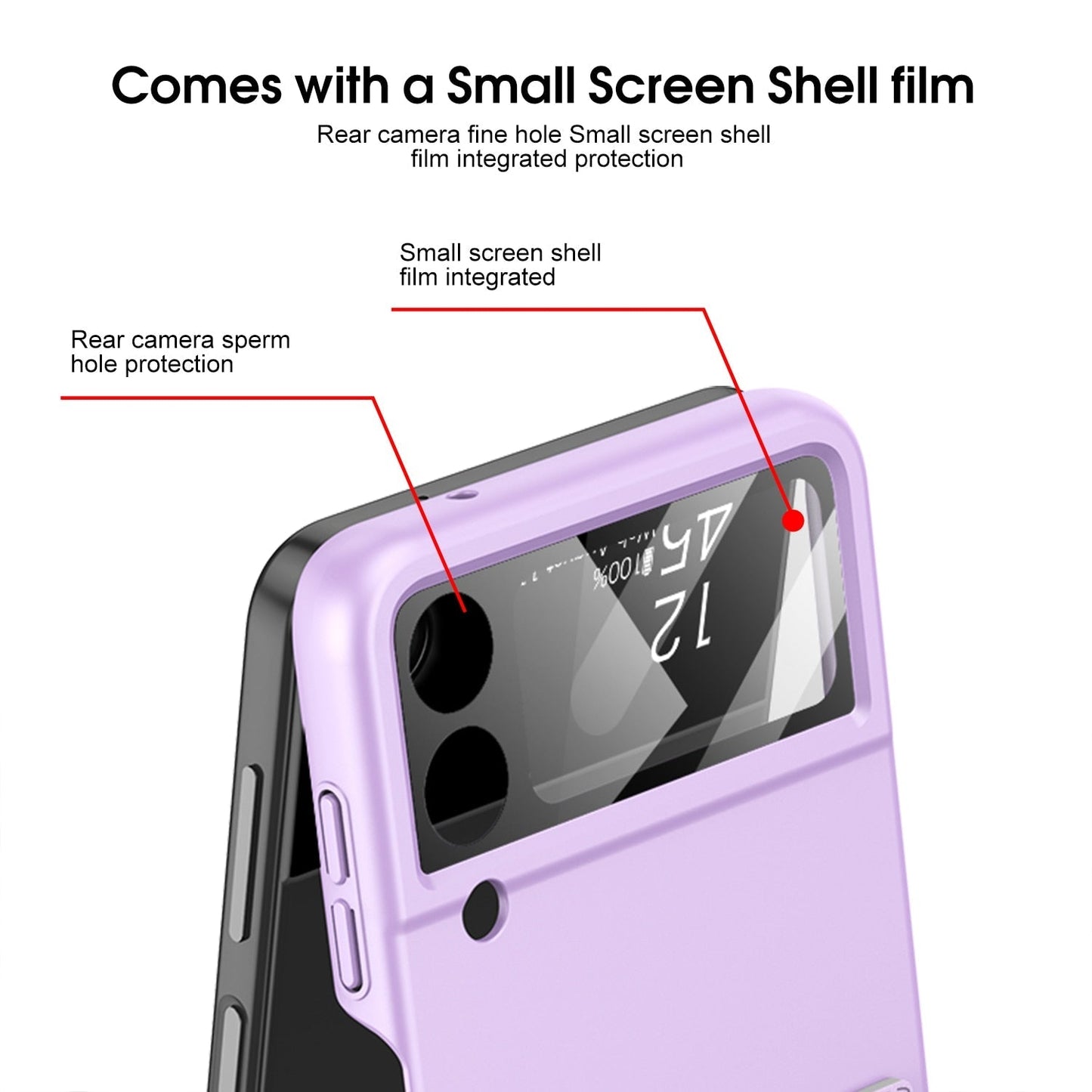 Luxury Case With Strap For Samsung Galaxy Z Flip 4 - casetiphone