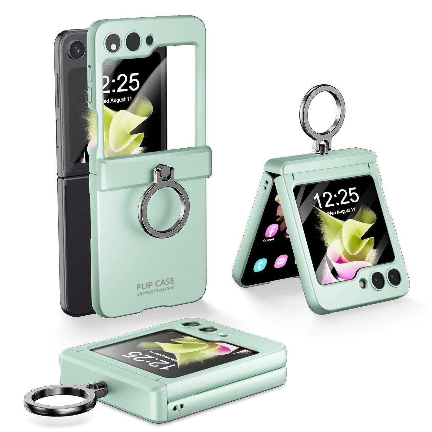 Shockproof Case with Ring Holder Bracket for Samsung Galaxy Z Flip 5