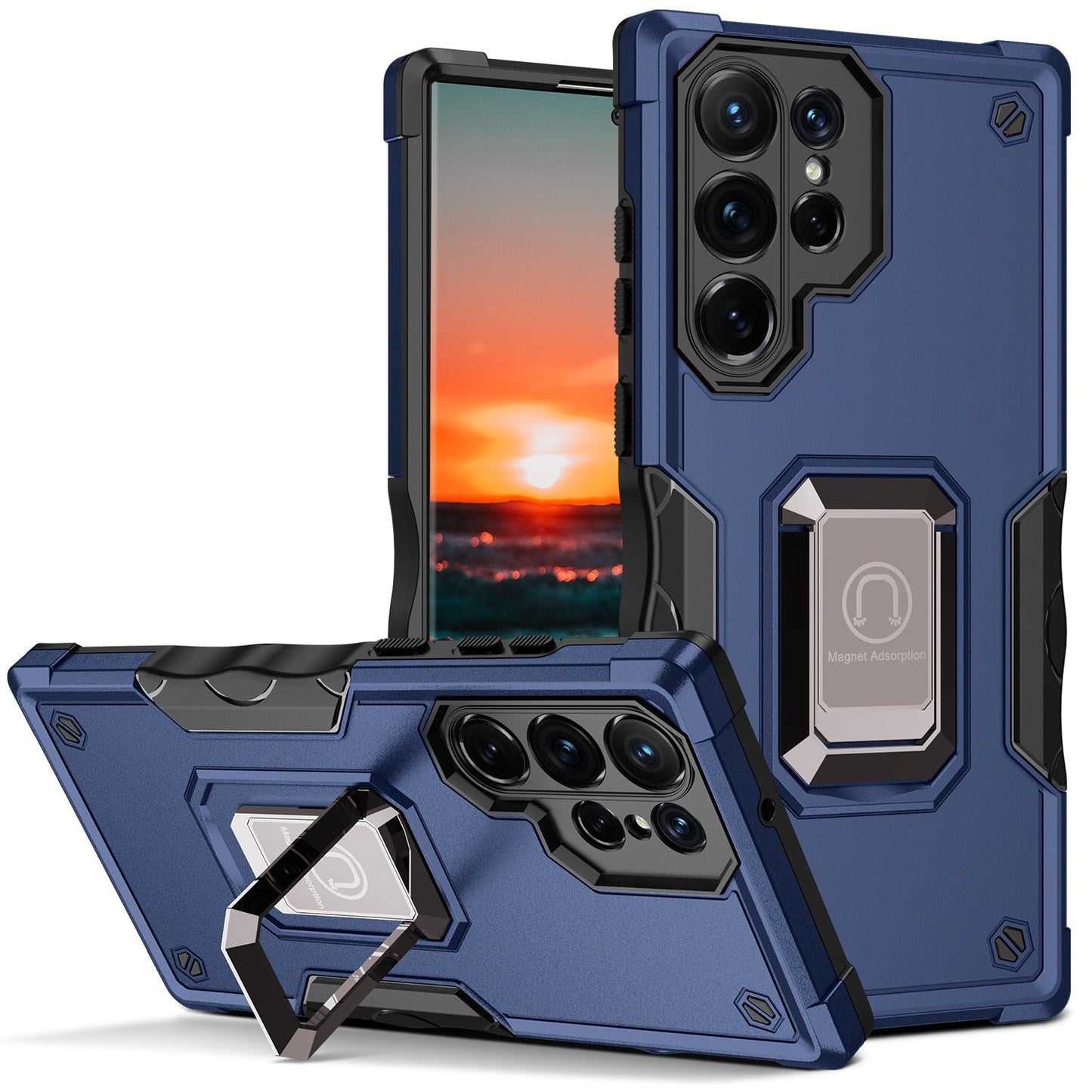 Anti-Drop Case with Ring Holder for Samsung Galaxy S23 Series - casetiphone