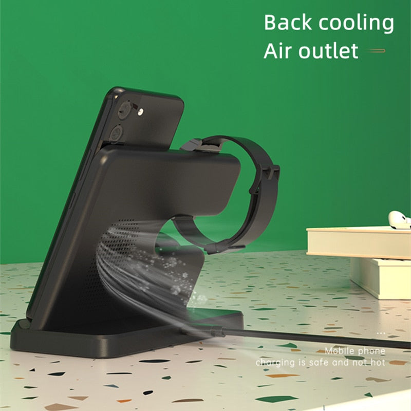 3 in 1 Wireless Charging Station for Galaxy Z Fold 4 - casetiphone