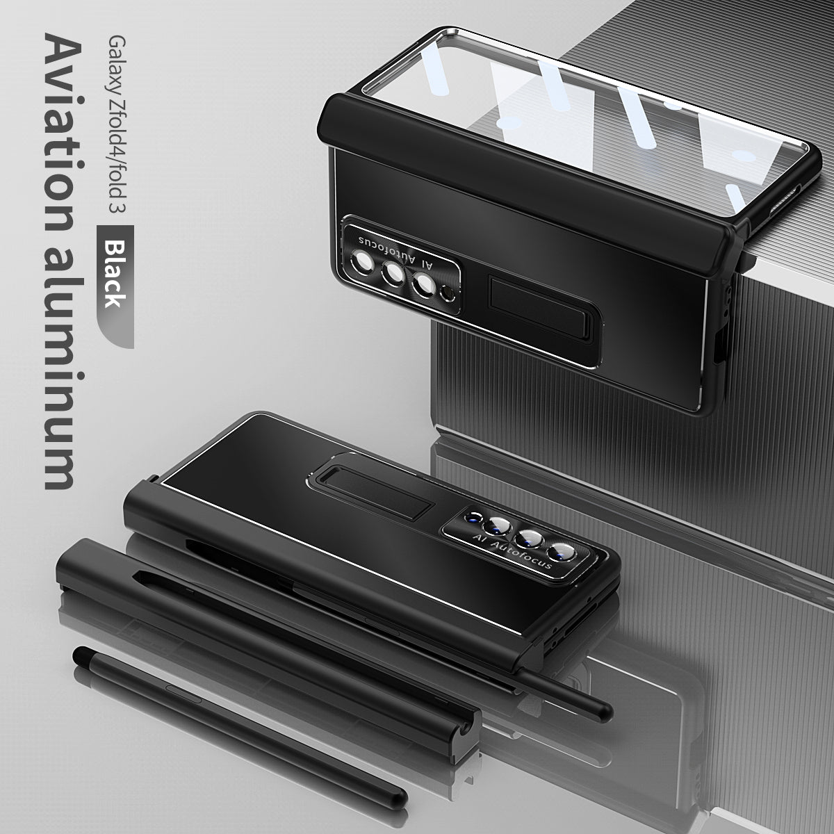 Aluminum Alloy Case for Samsung Galaxy Z Fold4 5G All-Inclusive Electroplating Cover - casetiphone