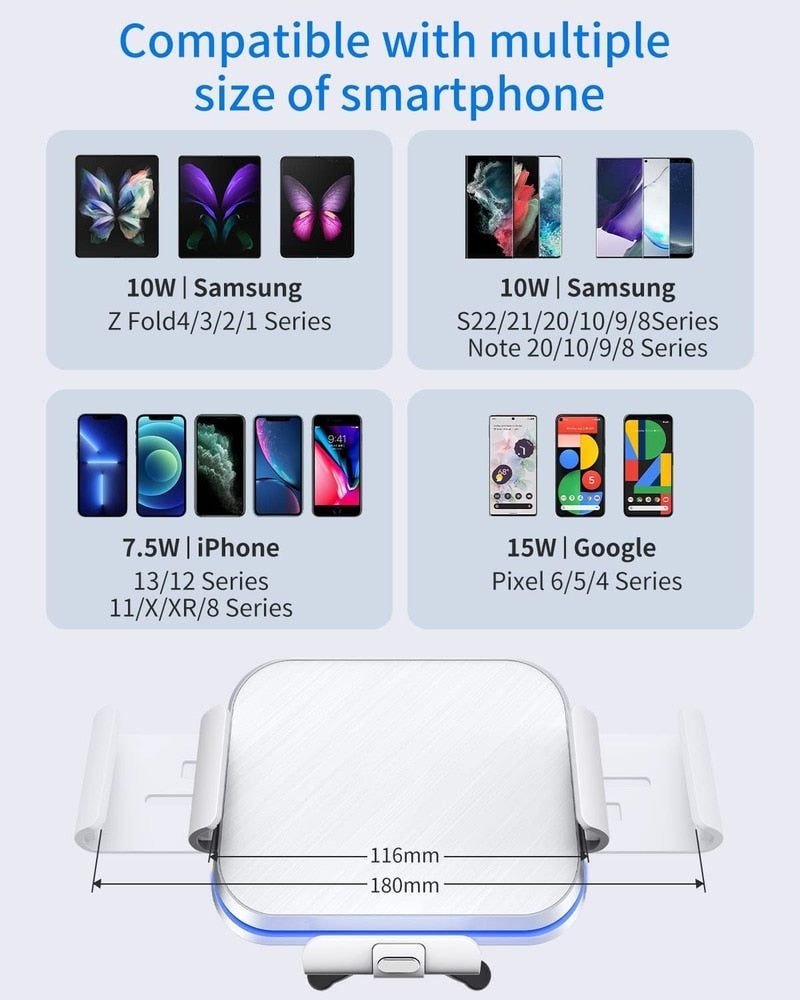 Luxury Dual Coil Wireless Car Charger - casetiphone
