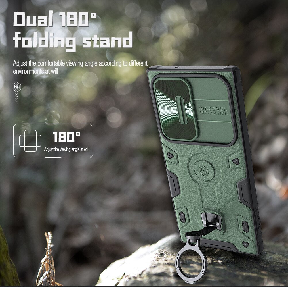 Armor Pro Slide Camera Protection Back Case For Samsung Galaxy S23 Ultra - casetiphone