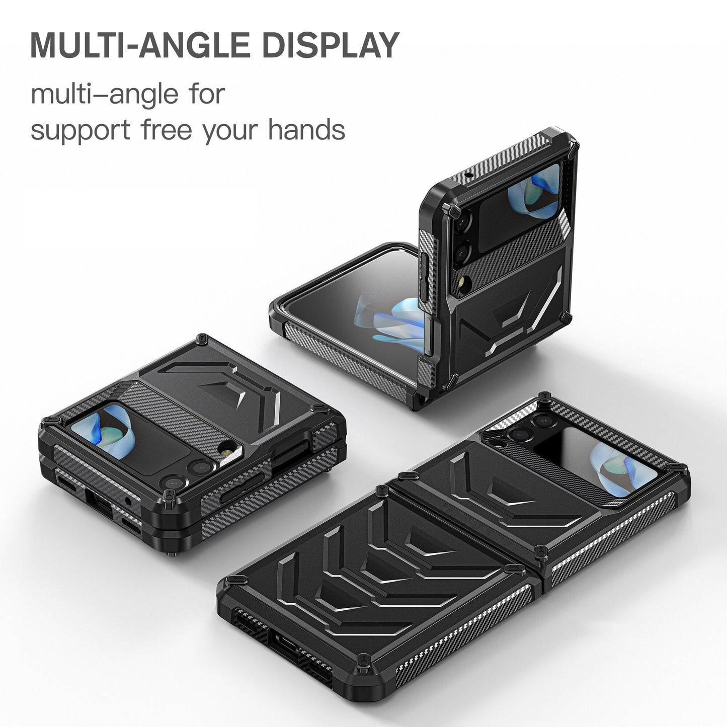 Shockproof Armor Case For Samsung Galaxy Z Flip 4 - casetiphone