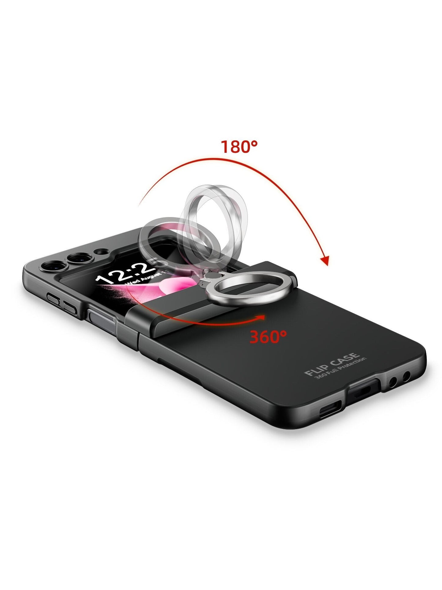 Shockproof Case with Ring Holder Bracket for Samsung Galaxy Z Flip 5