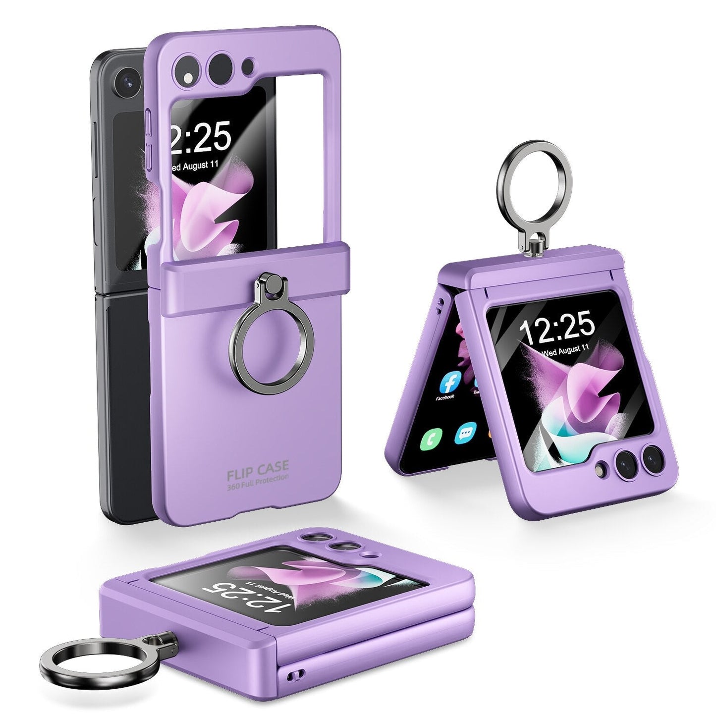 Shockproof Case with Ring Holder Bracket for Samsung Galaxy Z Flip 5