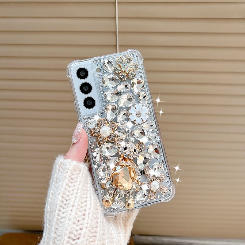 Luxury Diamond Phone Case For Samsung Galaxy S22 Series - casetiphone