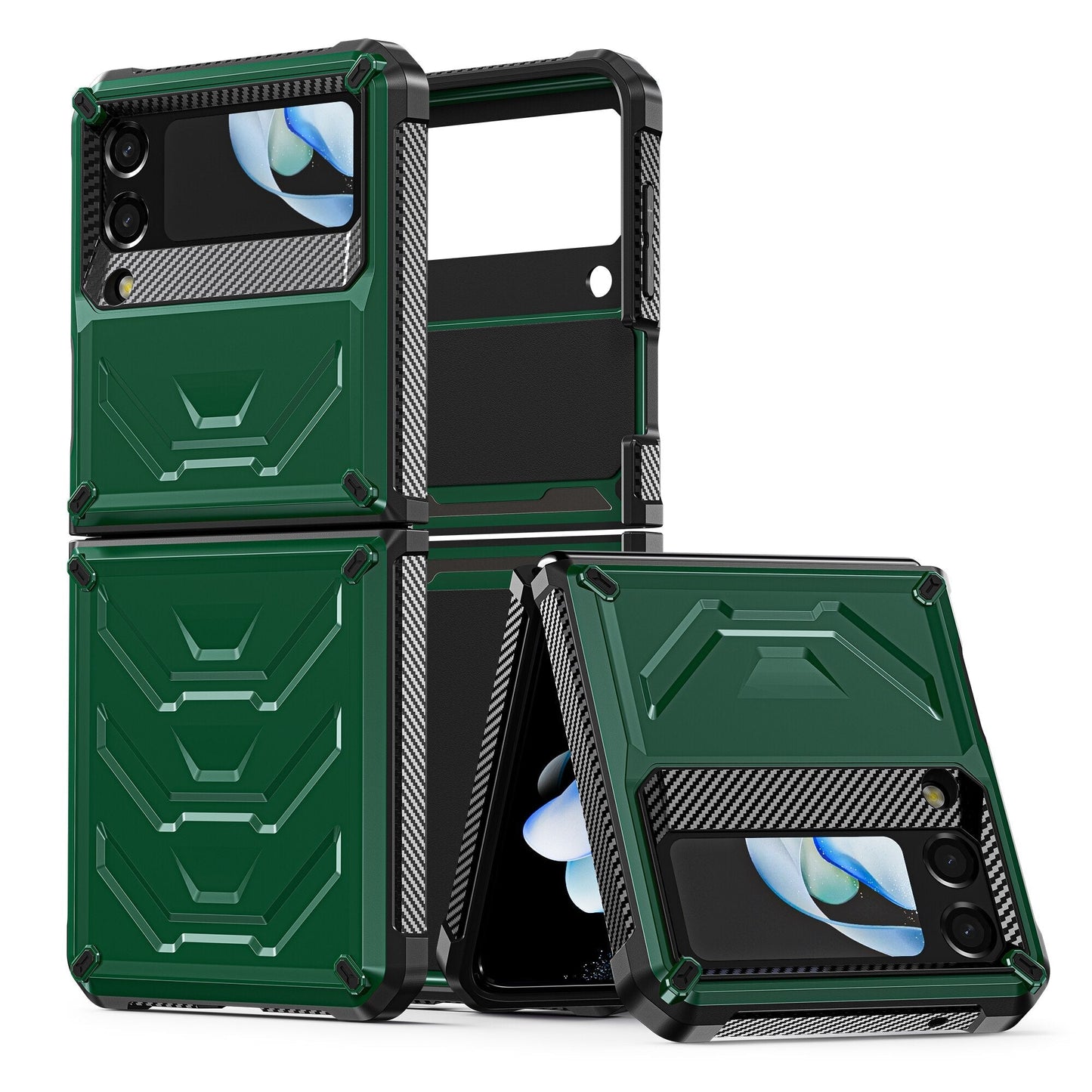 Shockproof Armor Case For Samsung Galaxy Z Flip 4 - casetiphone