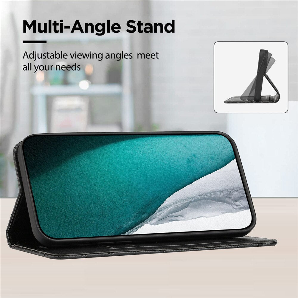 Luxury Leather Wallet Case for Samsung Galaxy S23 Series - casetiphone