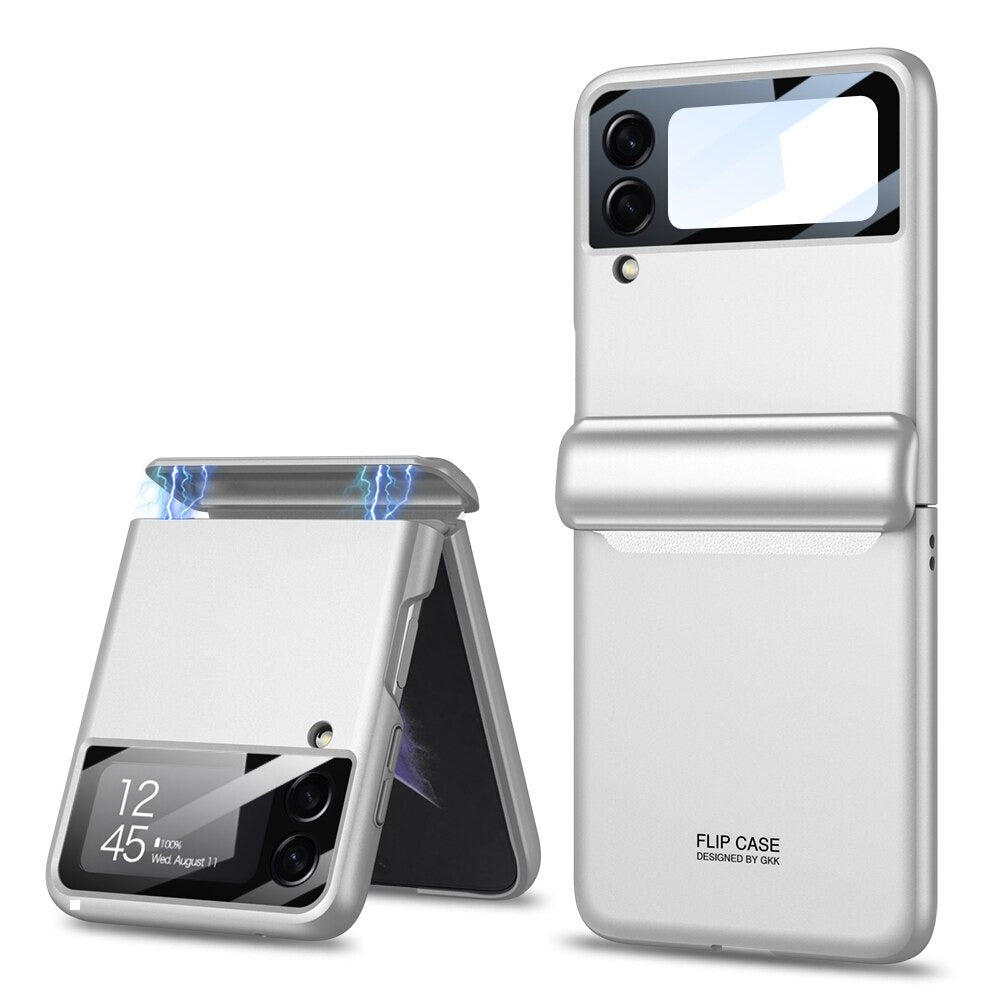 Magnetic Folding All-Inclusive Shell Case For Galaxy Z Flip 4 - casetiphone
