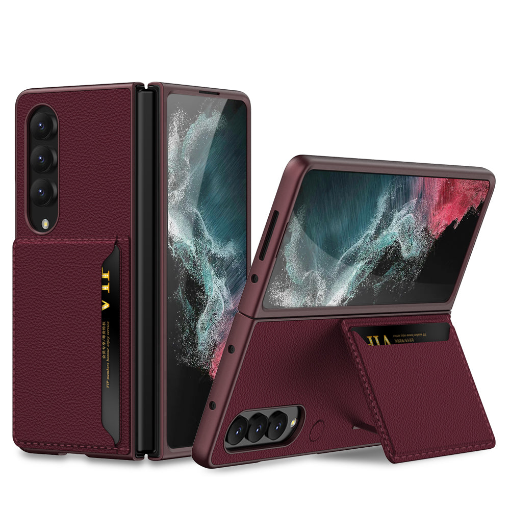 Samsung Z Fold4 5G Leather Cardholder Case - casetiphone