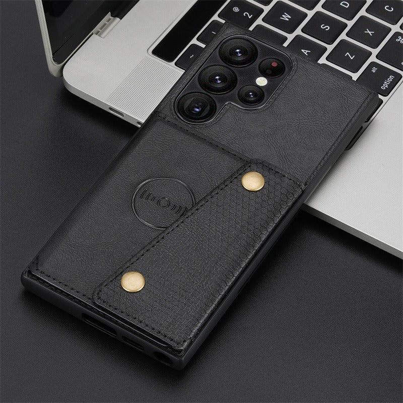 Magnetic Card Slot Wallet Case For Samsung S23 Series