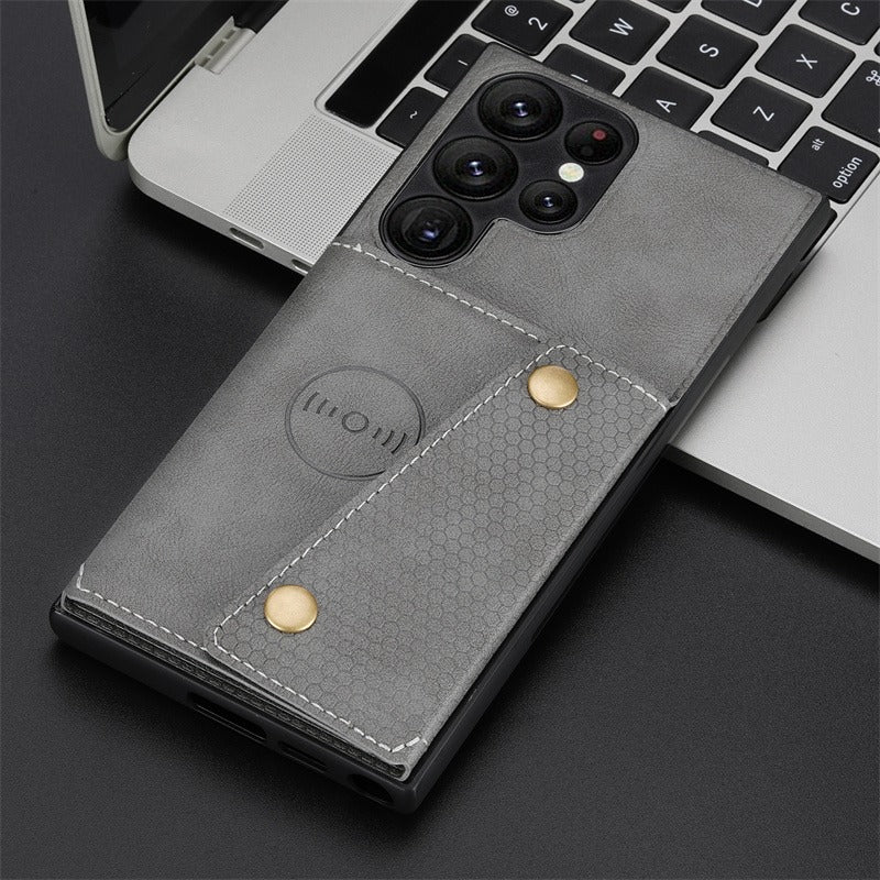 Magnetic Card Slot Wallet Case For Samsung S23 Series