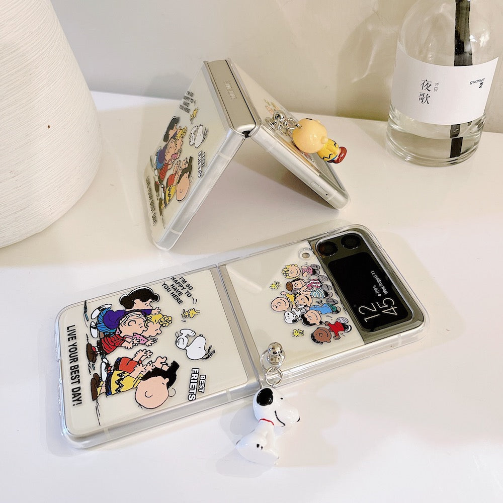 Cute Cartoon Doll Phone Case for Samsung Galaxy Z Flip 3 - casetiphone