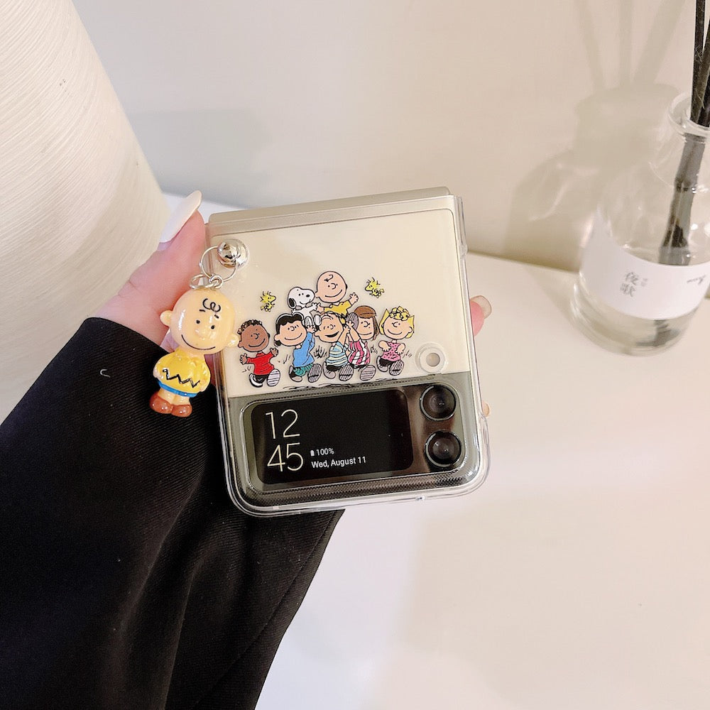 Cute Cartoon Doll Phone Case for Samsung Galaxy Z Flip 3 - casetiphone