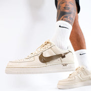 Nike Air Force 1 - Coffee Swoosh