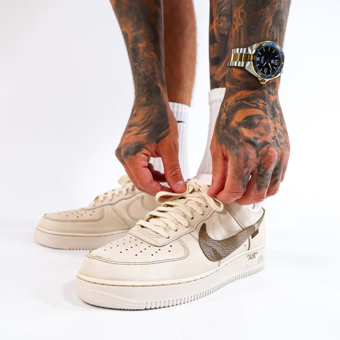 Nike Air Force 1 - Coffee Swoosh