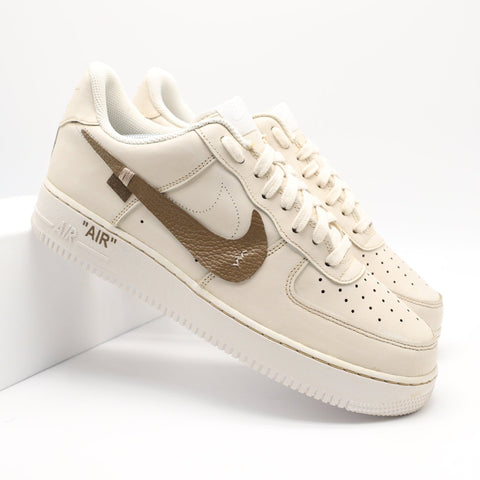 Nike Air Force 1 - Coffee Swoosh