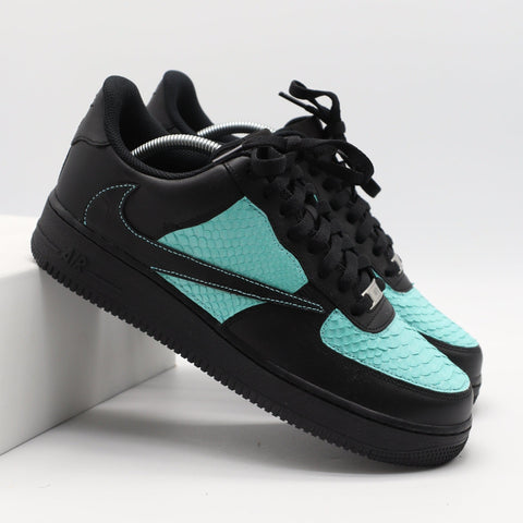 Nike Air Force 1 - Python Leather Reverse (Black)