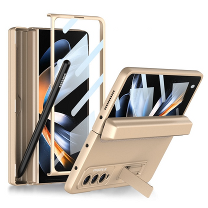 Fashion Magnetic Frame Case For Samsung Galaxy Z Fold 3 & 4 (FREE PEN GIFT) - casetiphone