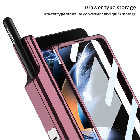 Samsung Wireless Magnetic Charging Case with Pen Slot Z FOLD 4 - casetiphone