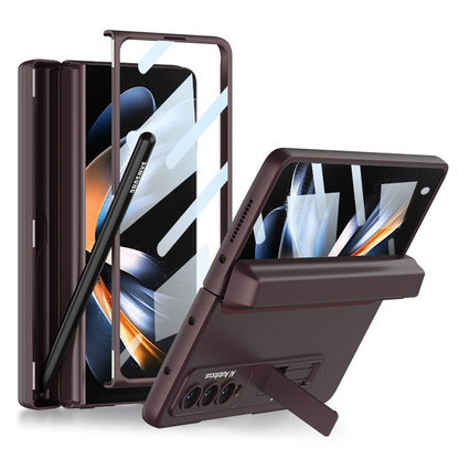 Fashion Magnetic Frame Case For Samsung Galaxy Z Fold 3 & 4 (FREE PEN GIFT) - casetiphone
