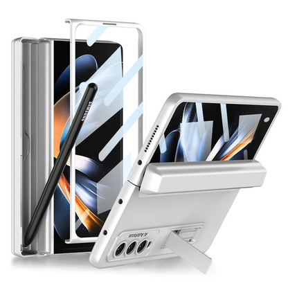 Fashion Magnetic Frame Case For Samsung Galaxy Z Fold 3 & 4 (FREE PEN GIFT) - casetiphone