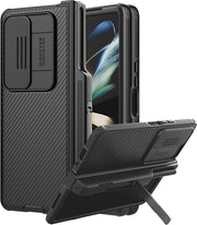 Case with Slide Camera Protector & Kickstand With S-Pen Pocket For Samsung Galaxy Z Fold 4 - casetiphone