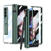 Luxury Transparent Case with Pen Holder For Samsung Galaxy Z Fold 4 - casetiphone