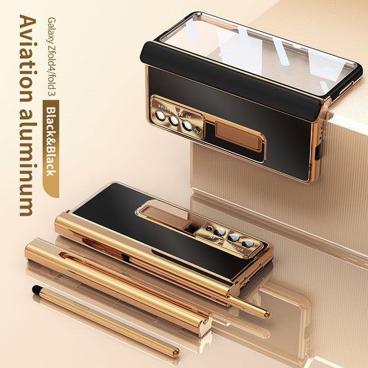 Aluminum Alloy Case for Samsung Galaxy Z Fold4 5G All-Inclusive Electroplating Cover - casetiphone