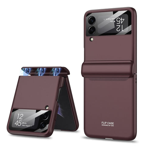 Magnetic Folding All-Inclusive Shell Case For Galaxy Z Flip 4 - casetiphone