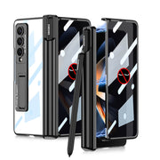 Luxury Transparent Case with Pen Holder For Samsung Galaxy Z Fold 4 - casetiphone