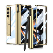 Luxury Transparent Case with Pen Holder For Samsung Galaxy Z Fold 4 - casetiphone