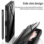 Pen Slot Holder Flip Leather Case For Samsung Galaxy Z Fold 4 5G - casetiphone