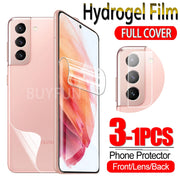 1-3PCS Hydrogel Film For Samsung Galaxy S22 Series Screen Protector And Film Camera Glass - casetiphone