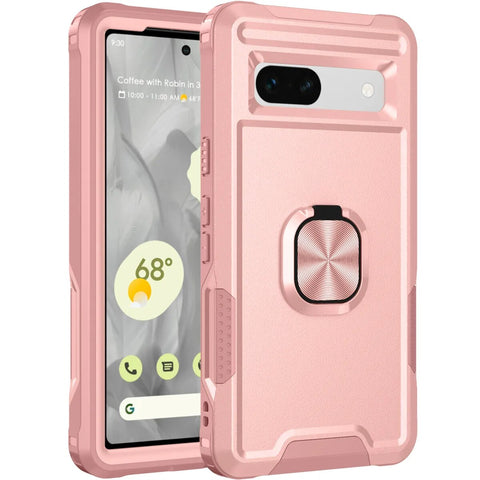 Armor Shockproof Case with Magnetic Ring Holder For Google Pixel 8 Series