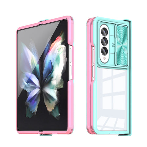 Anti-Drop Clear Case Slide Camera Protection for Samsung Galaxy Z Fold 4 - casetiphone