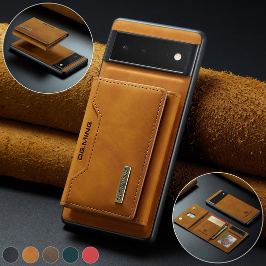 2 In 1 Detachable Card Pocket Magnetic Wallet Case for Google Pixel 7 Series